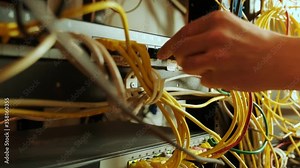 Connection procedure UTP cable, Twisting Cable Tool Twisted Pair Ethernet UTP Cat 5, Crimping RJ45 LAN cable, Stepping to crimping RJ45 connector.