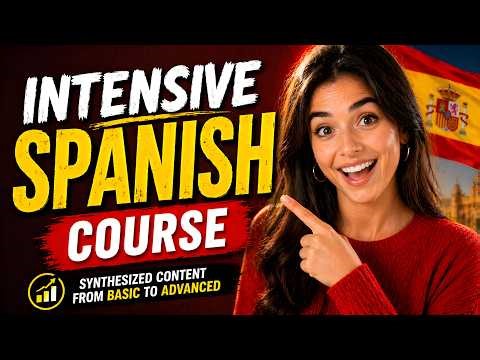 Intensive Spanish Course: From Beginner to Advanced (Speak Fluently Fast!)