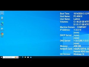 How To Display System Information On The Desktop Background BG Info