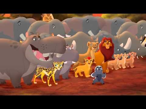 Makuu Vs Pua Mashindano Lion Guard Fight Scene HD