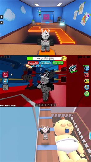 Baby Teamwork vs Water vs Fire Man vs Babyboby – Roblox Challenge! 🔥💧👶