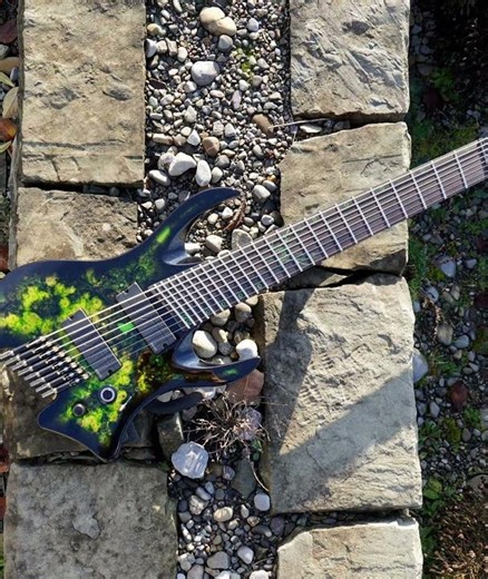 🤘 Dark art guitars - Alchemist 8 strings 🔥 #guitar