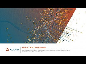 HyperWorks 2026 Release Highlights: Post Processing
