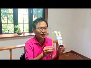 ストローで作る「鉄棒人形」（アイデアニュース・カルチャーセンター宝塚教室）