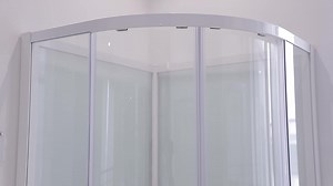 Complete Quadrant Glass Shower Cubicle Enclosure Self Contained Bathroom Shower Room Cabin With Tray