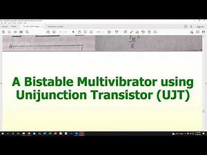 18 Astable & Bistable multivibrators using UJT