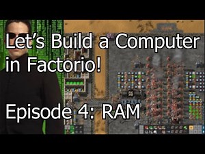 Let's Build a Computer in Factorio! Episode 4 RAM