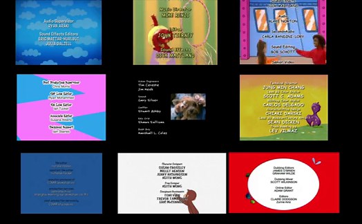 TB, EW, SS, JJ's C, Oobi, HH, Caillou, CG, TW & CAL credits remix