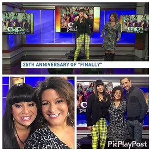 I never would have believed back in 1991 that I would some day dance with CeCe Peniston but FINALLY my day has come and when Ce Ce tells you to do the Hammer, you Hammer! Lol #Finally #25years | Julie Wright