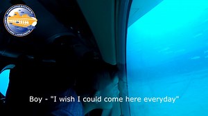 Our commercial team managed to capture the rections of this young man on his voyage 30m to the bottom of the sea. It is delightful to see the purity of his elations. "I wish I could come here everyday" we just love him! Submarine Safaris are one of only 14 commercial submarines in the world! A unique and educational insight into the underwater world. Dive to 30m passing shipwrecks and marvel at the 1,000´s of fish all swimming around freely in their natural habitat. For more details and a 10% di