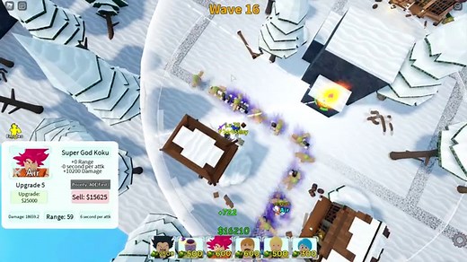 SHOWCASE DO NOVO GOKU GOD 6 ESTRELAS NO ALL STAR TOWER DEFENSE!!!