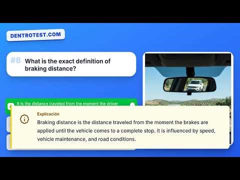 Driving Test DGT 2026 🚗 Brakes, Tires & ABS | Real Exam Questions