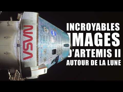 ARTEMIS II - The incredible flyover of the moon, and the magnificent images!