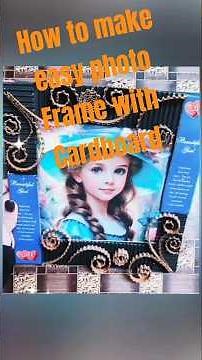 Cardboard Photo Frame🥰🖼️