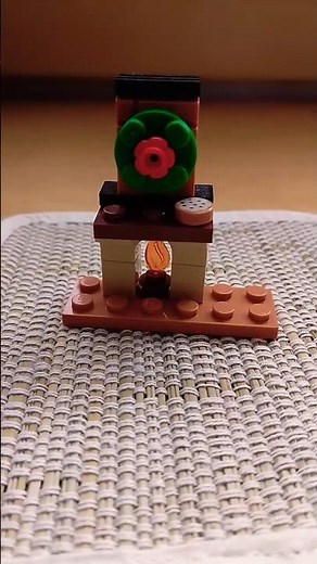 how to build a Lego fireplace #fireplace #bricks #lego #simple #build