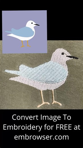 Convert Image to Embroidery for FREE #machineembroidery #freeembroiderypattern #digitizingsoftware