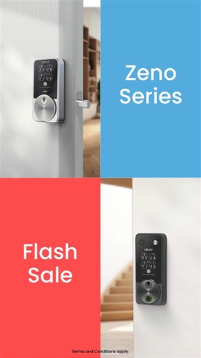 14K views · 404 reactions |  Lock it down with Lockly NOW!  Save up to $50 on the Zeno Series Smart Locks during our Flash Sale! From facial recognition to Apple Home Key, it’s next-level convenience.  Hurry, until July 24 only!  #Lockly #FlashSale #ZenoSeries #SmartLock #LocklySavings #LocklyDeals #HomeUpgrade #SmartHomeTech #FacialRecognitionLock #AppleHomeKey #TechDeals | Lockly | Facebook