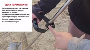 Sand flea rake - 304 Stainless Steel Pro 15.8 Inches Wide Basket Sand Sifter , Curved Handle Design Collapsible Sand Fleas Catcher for Travelling