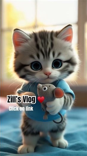 A Day in Zill’s Life 🐾 | Animated cat vlog #cat #cats #catshorts