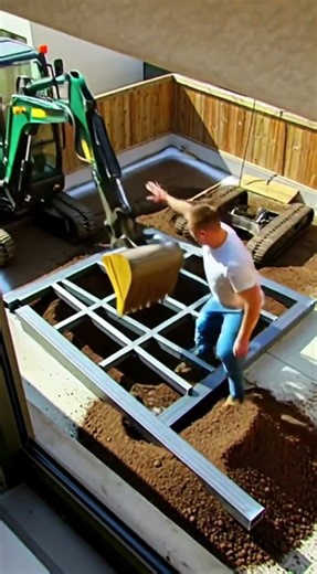 Hidden Backyard Bunker Build Time-Lapse