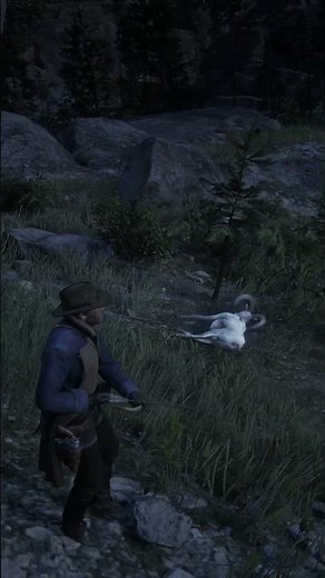 Hunting the Legendary Big Horn Ram 🐏 | Red Dead Redemption 2 Shorts