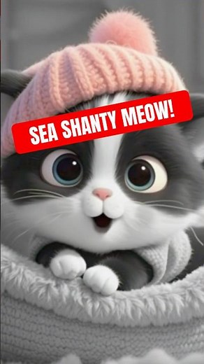 Cat Sings the Wellerman Sea Shanty | The Most Nautical Meow Ever! 🐱⚓🎶 #fishingcat #talkingcats