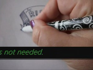 How to Draw a Cartoon Grave Stone - Step by Step