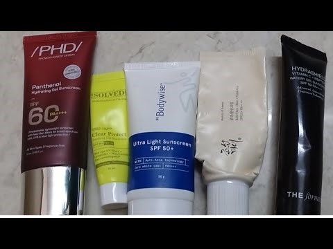 In Tamil - The BEST lightweight sunscreens for this Summer😍 | SAFE Newgen filters | Pregnancy Safe 💜