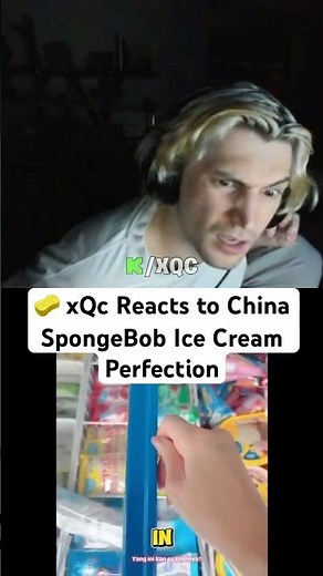 🧽 xQc Reacts to China SpongeBob Ice Cream Perfection