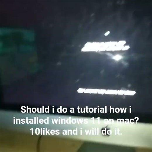 Hi i installed windows 11 on mac. tutorial?#tech #mac #windows11