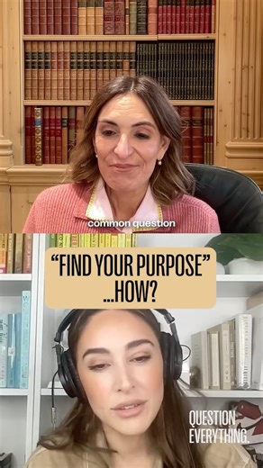 QUESTION EVERYTHING | “Find your purpose” … how? Comment ‘Becoming’ and I’ll send you this episode of Question Everything 🤎 | Instagram