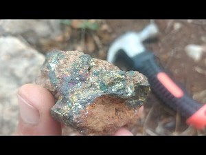 This Colorful Rock Contains Copper – And Maybe Gold!