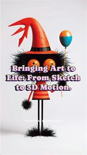 Bringing Art to Life: From Sketch to 3D Motion.