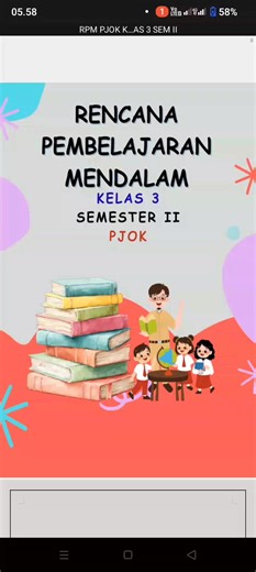 Modul Ajar PJOK Kelas 3 Semester II 2025/2026
