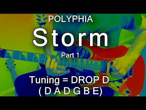 Polyphia - STORM - Part 1 [ Tutorial / How to play / Tab ]