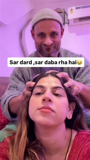 Sehreen on Instagram: "Husband❌sar dard✅ #trendingreels #husbandwifecomedy #reelsviralvideo❤️❤️❤️❤️ #funny #funnyvideos"