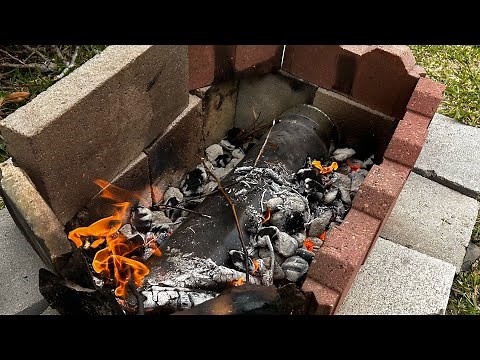 BIOCHAR from BBQ Briquettes and Pellets | EASY