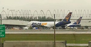 FAA investigating after Boeing 747 cargo plane experienced engine malfunction in mid-air