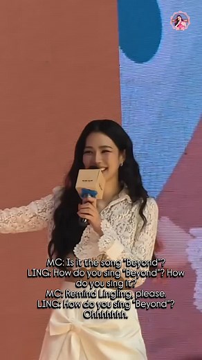 1.1K views · 474 reactions | MC: Is it the song "Beyond"? LING: How do you sing "Beyond"? How do you sing it? MC: Remind Lingling, please. LING: How do you sing "Beyond"? Ohhhhhhh. LING BA TAO HEUNG #LingTaoHeungAnniversary #linglingkwong #หลิงหลิงคอง | Lingling Sirilak Kwong | Facebook