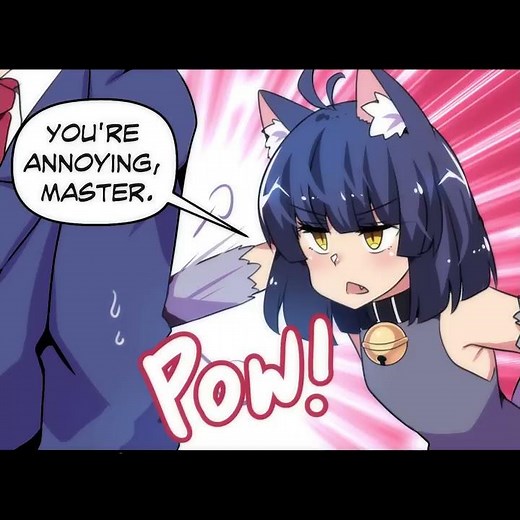 Dog Girl vs. Cat Girl - Anime Short ❤️