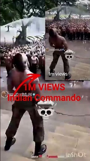 1M views 🤔🥰☠️ indian commando training trnding motivational rahulkumar