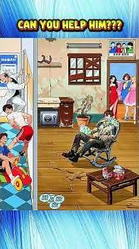 help him pretend to be poor to fool his bad friends #funny #help #games #game #memes