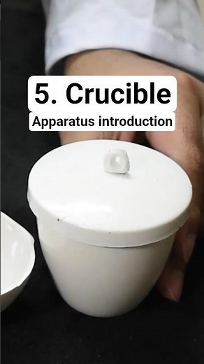Crucible Explained | Introduction to Lab Apparatus | PBA / Federal Board Practical #shorts