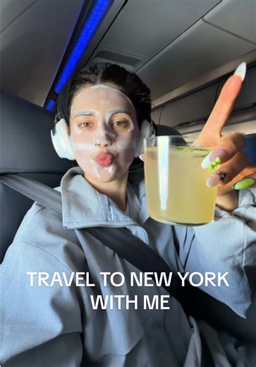 Replying to @Joan Cooper travel with me to New York!! What a dream🥹🗽#travel #newyork #vlog @Clinique UK Using: @Dr.Jart UK sheet mask @neutrogenaukire ultra sheer SPF 50 @Biodance Store UK @Biodance Store US caviar pdrn eyepatches Clinique - chubby stick @urbandecayuk tube job mascara @nyxcosmetics_uk butter gloss - Madeline