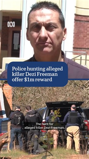 Victoria Police are offering a record $1 million reward for information leading to the capture of alleged gunman Dezi Freeman. Mr Freeman, 56, is accused of shooting and killing two police officers at his property in August. Police say their investigation will only be brought to a resolution through assistance from members of the public. When news is breaking, stay in the know. Download the ABC NEWS app: https://ab.co/abcnewsapp #ABCNewsVic | ABC Melbourne