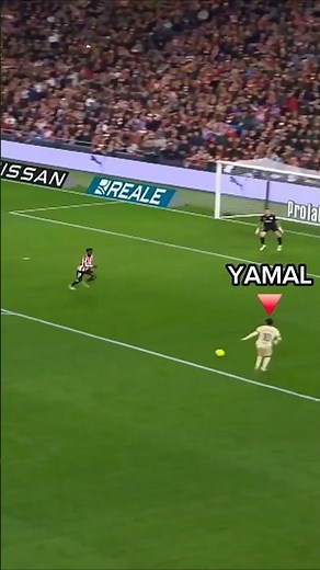 🚀 LAMINE YAMAL goal today vs Athletic Bilbao - Football Highlights #shorts