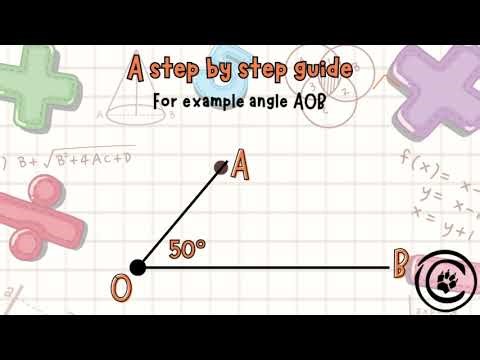 How to draw angles using a protractor