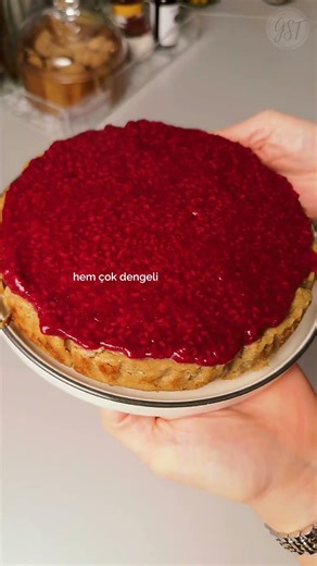 Frambuazlı Vegan Cheesecake