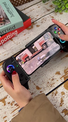 having a wireless gaming controller for your phone will change the way you play on mobile! 🎮🤯 it connects to your phone via bluetooth. super comfortable and easy to use. It’s the perfect gift for those who play games on their phone. 📱 #mobilegaming #mobilecontroller #gamingcontroller #christmasgiftideas #tiktokmademebuyit