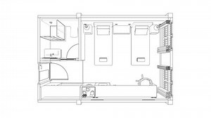 3D animation of building project